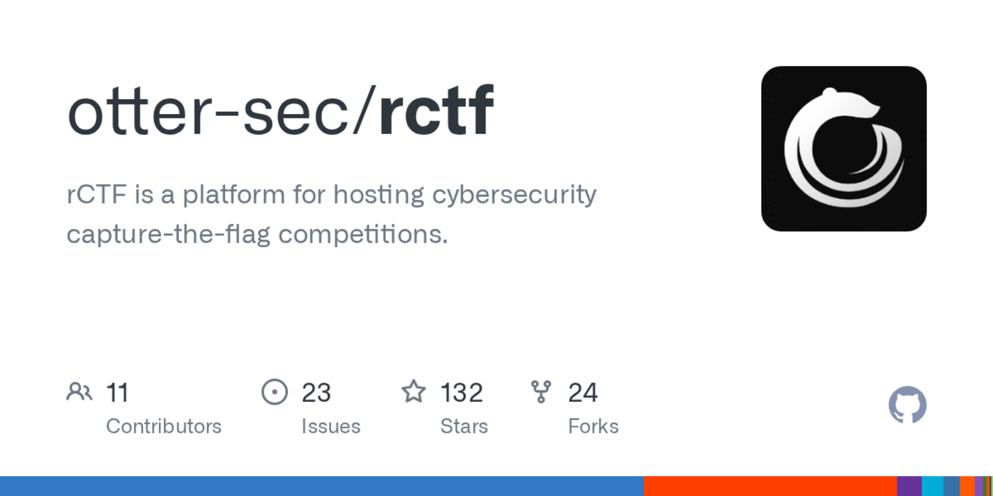 rctf a platform for hosting cybersecurity ctf competitions