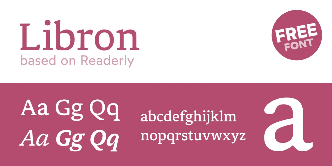 libron ereader font