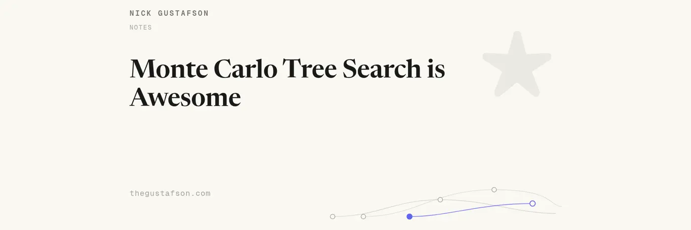 monte carlo tree search is awesome