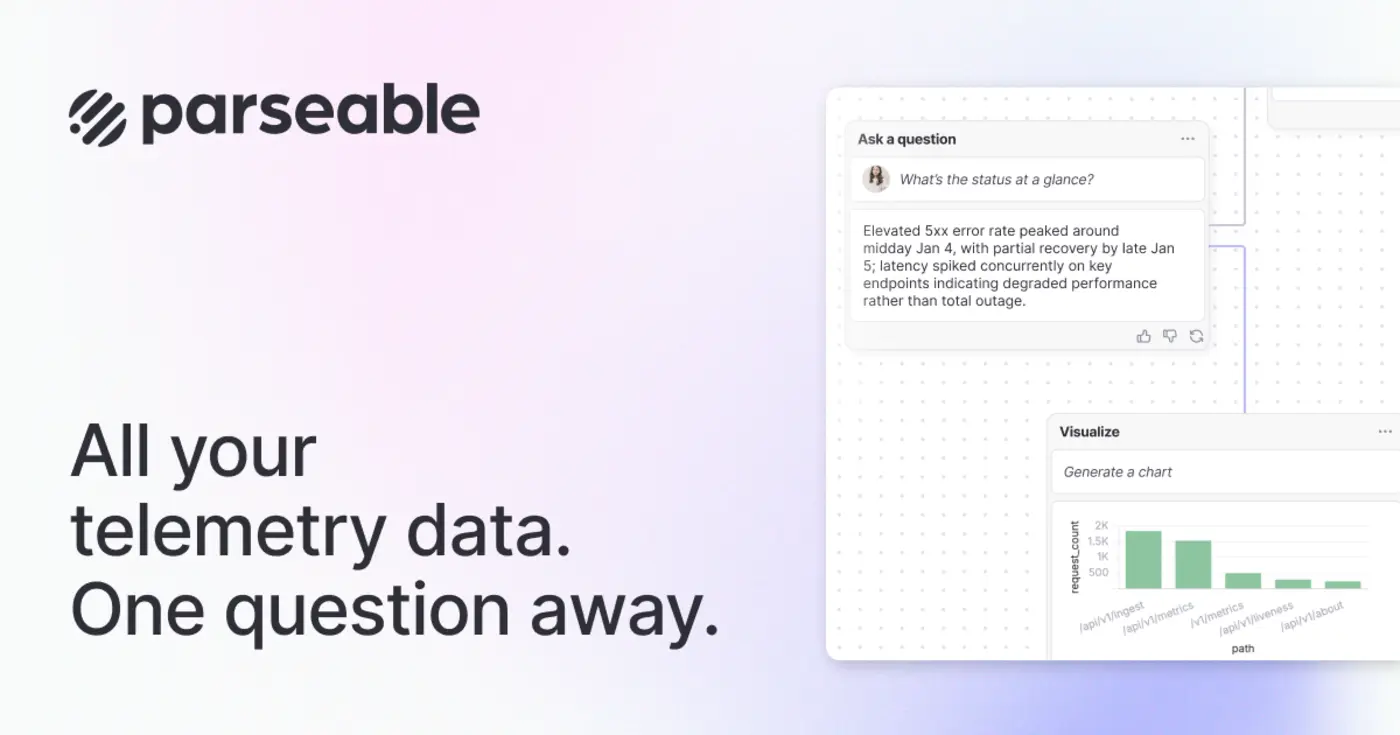show hn parseable an open observability datalake handles 100m timeseriesmin