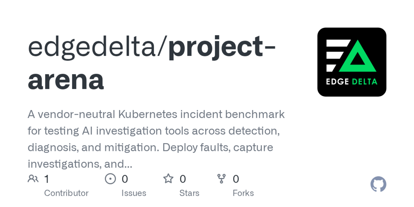 show hn ai sre arena an open benchmark for ai sre agents on kubernetes