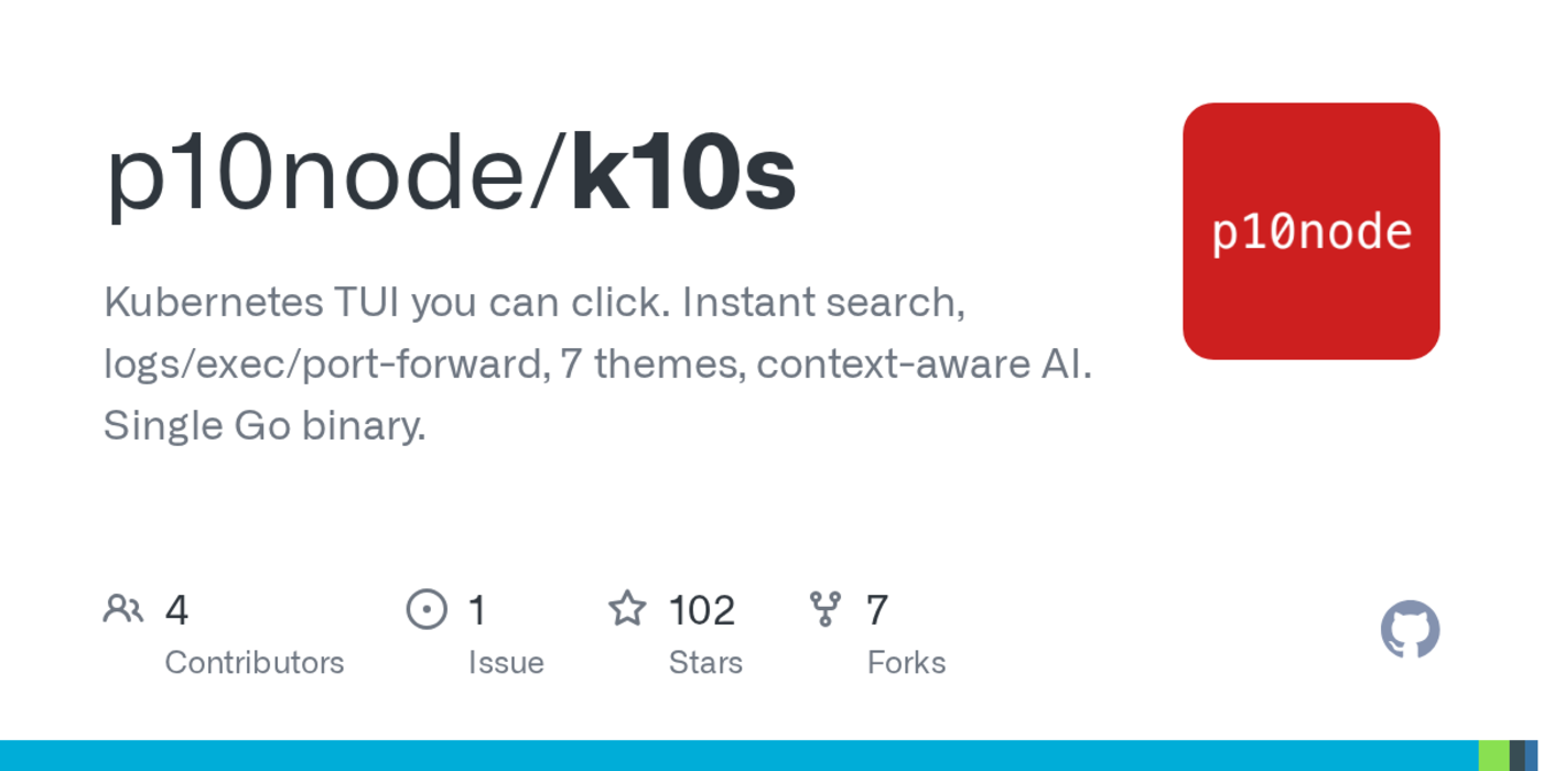 show hn k10s a clickable kubernetes tui go bubble tea