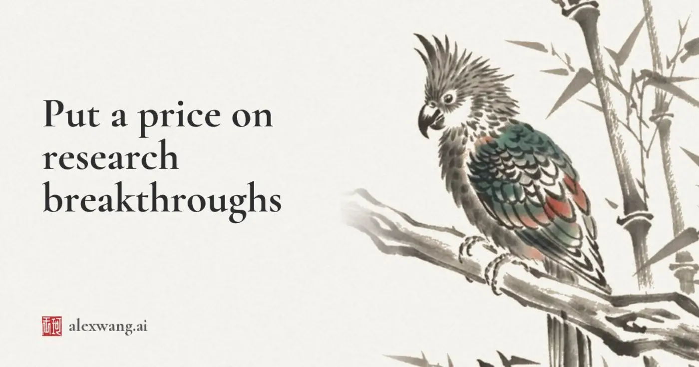 put a price on breakthroughs