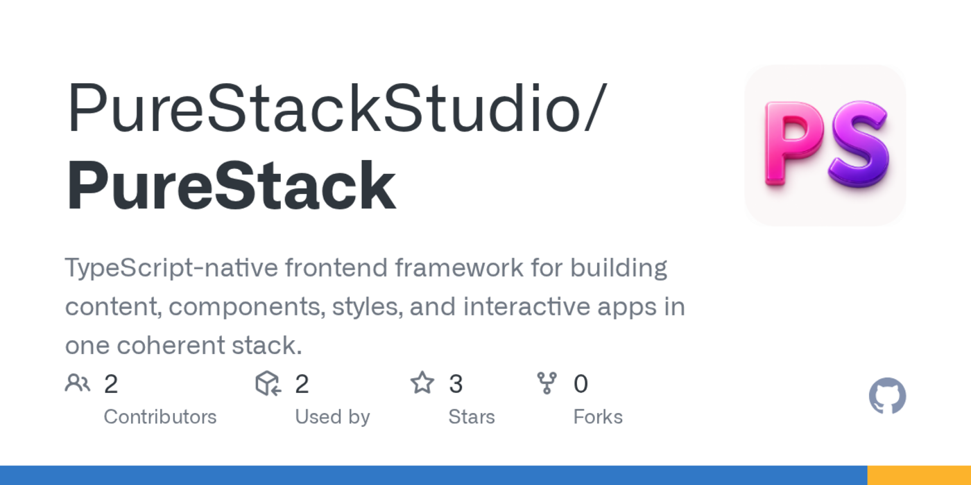 typescriptnative frontend framework