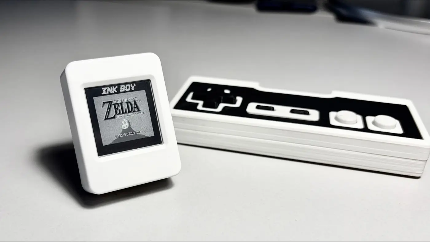 gameboy on epaper esp32 at 30fps video