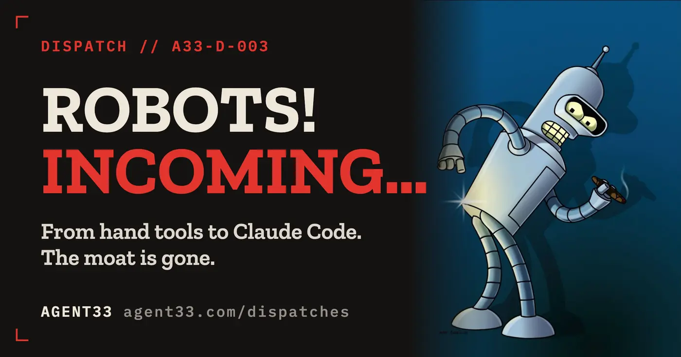 robots incoming