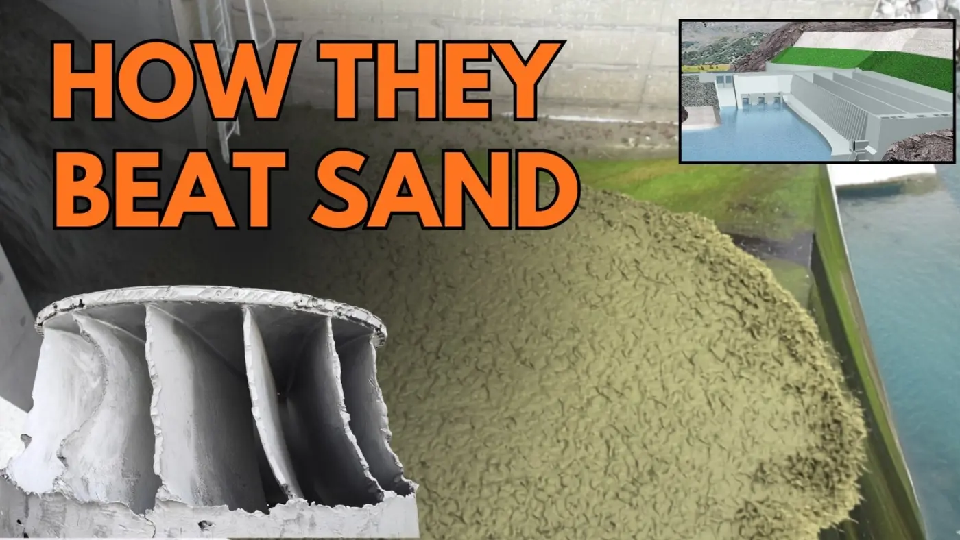 stopping sand from destroying a hydropower turbine video