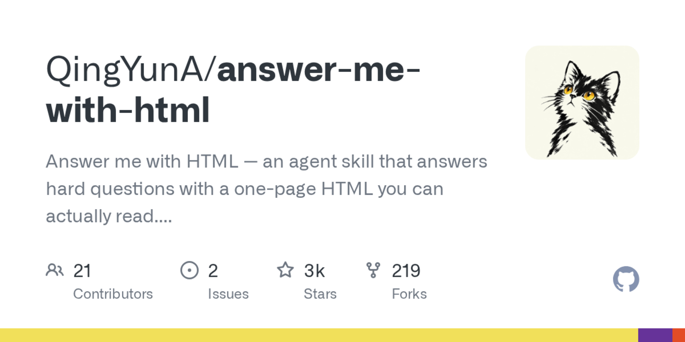 show hn let claude code answer with a diagram page instead of a wall of text