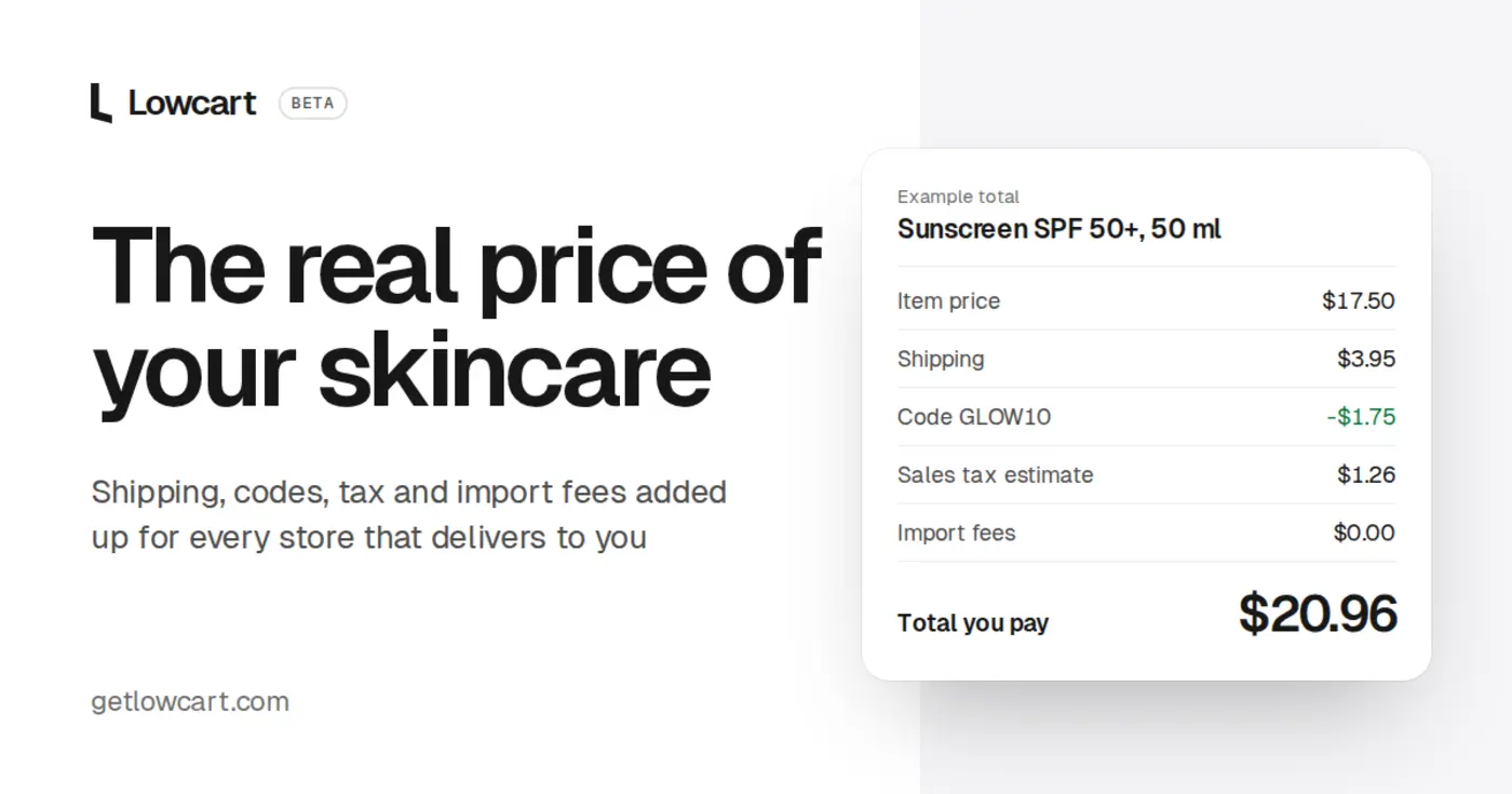 lowcart delivered beauty prices checked at each storex27s checkout
