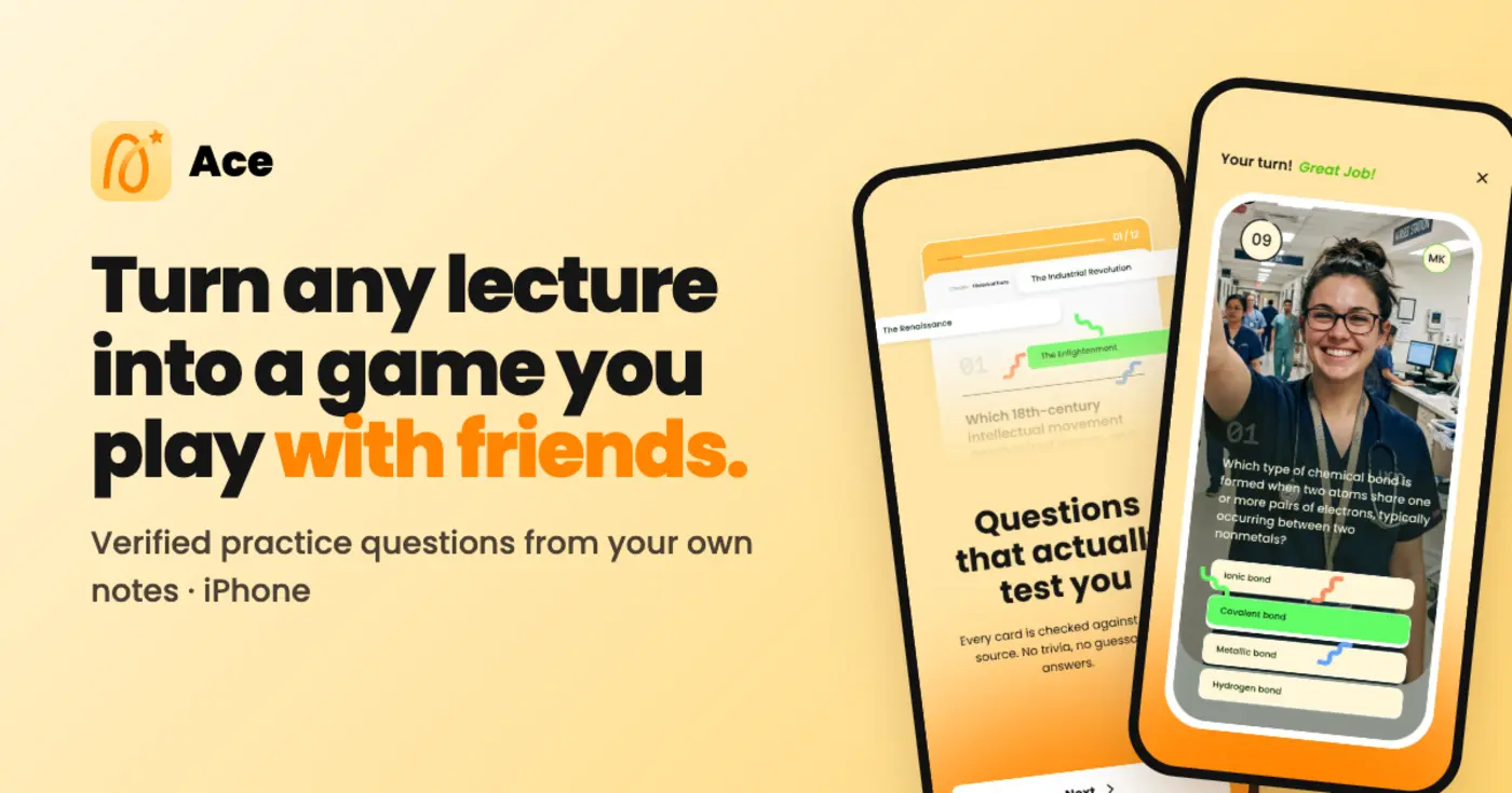 show hn ace quizzes from your notes every answer quoted from the source