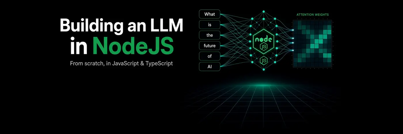 show hn building an llm from scratch in typescript