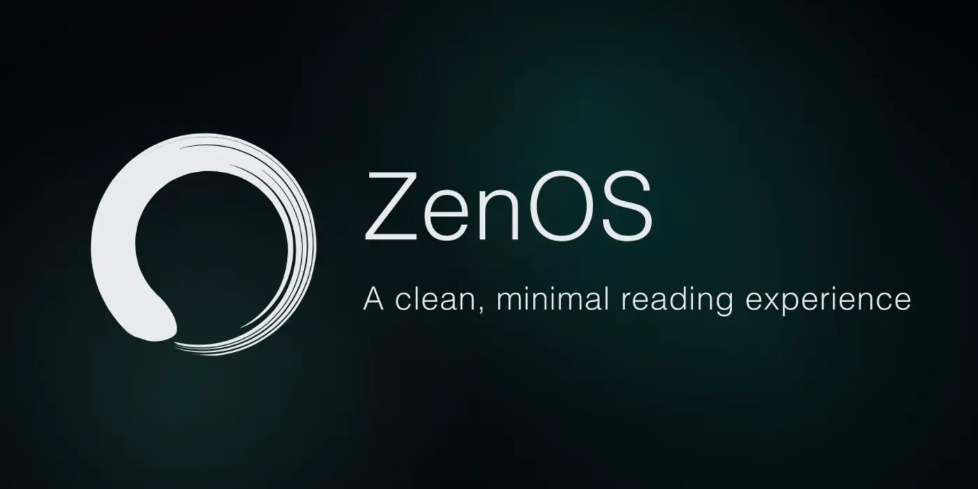 zenosa clean minimal ereader experience