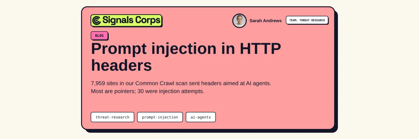 prompt injection in http headers what 217m web responses show