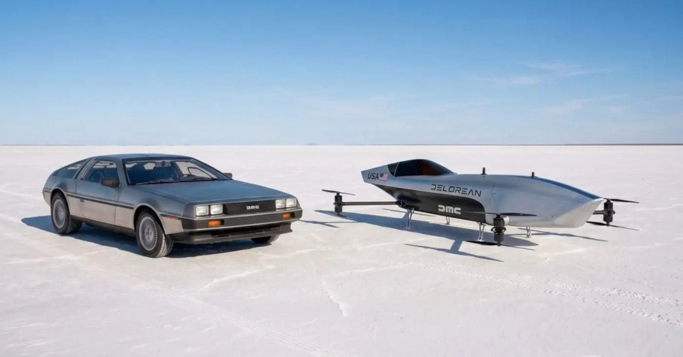 delorean may have a flying car in the air before tesla does video