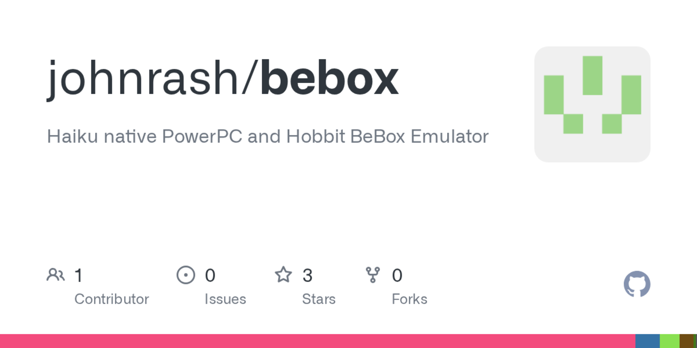 bebox is a haiku application that emulates be incx27s bebox