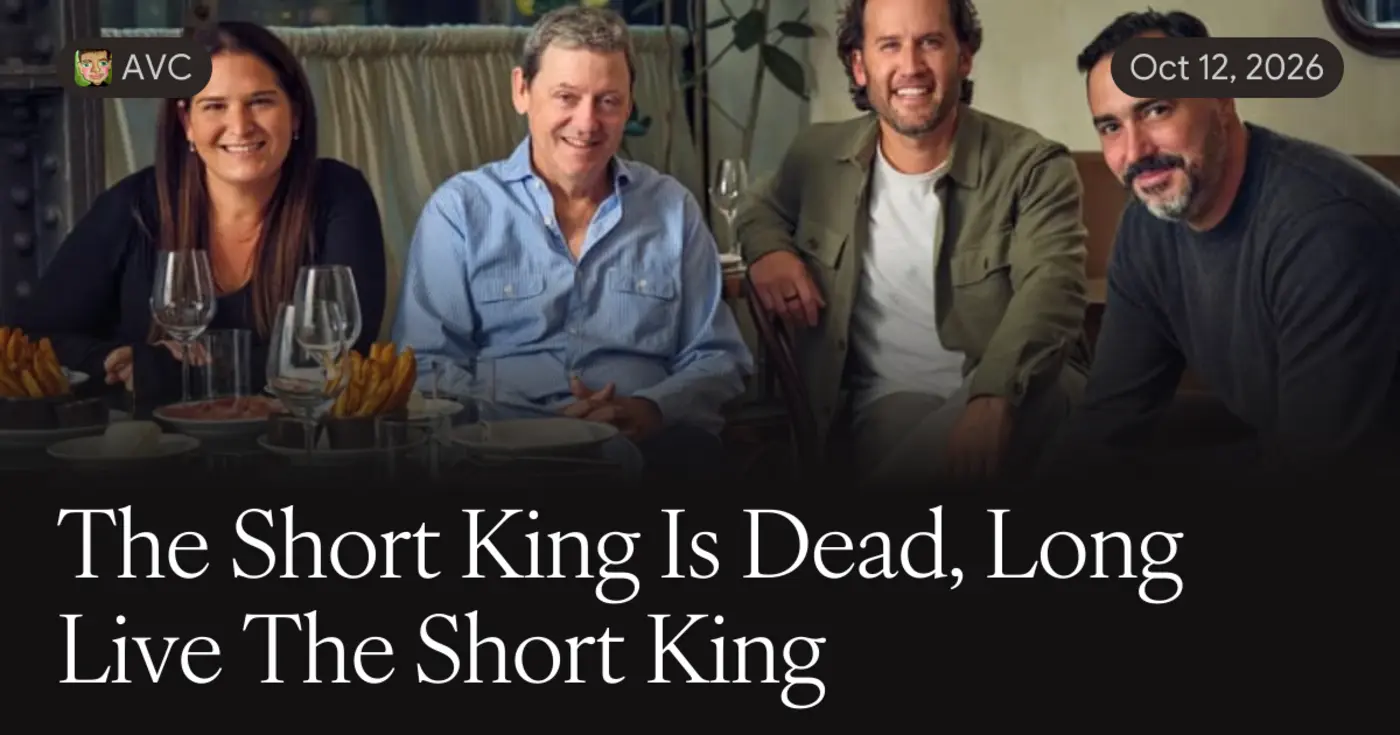 the short king is dead long live the short king