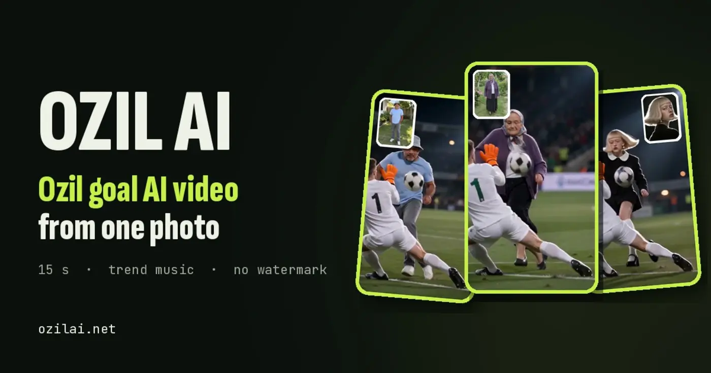 show hn ozil ai turn one photo into the viral ozil goal video