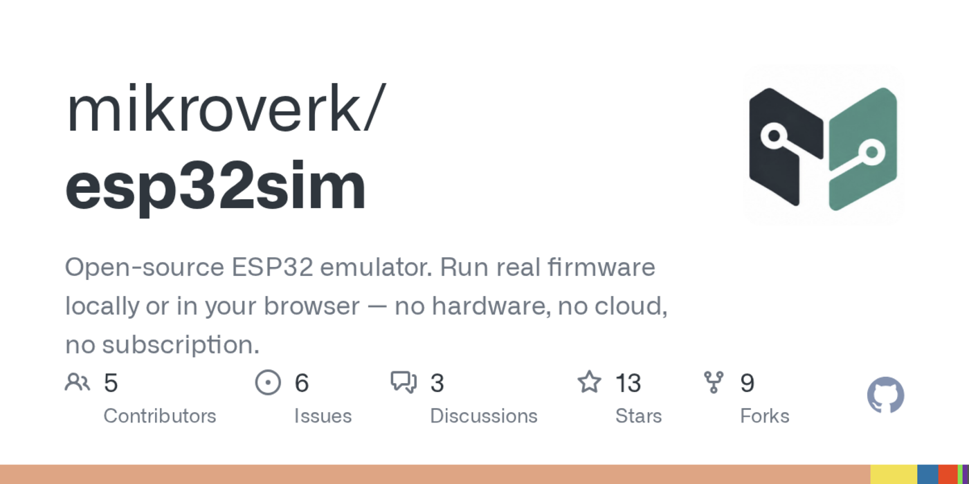 show hn esp32sim run esp32 firmware in the browser