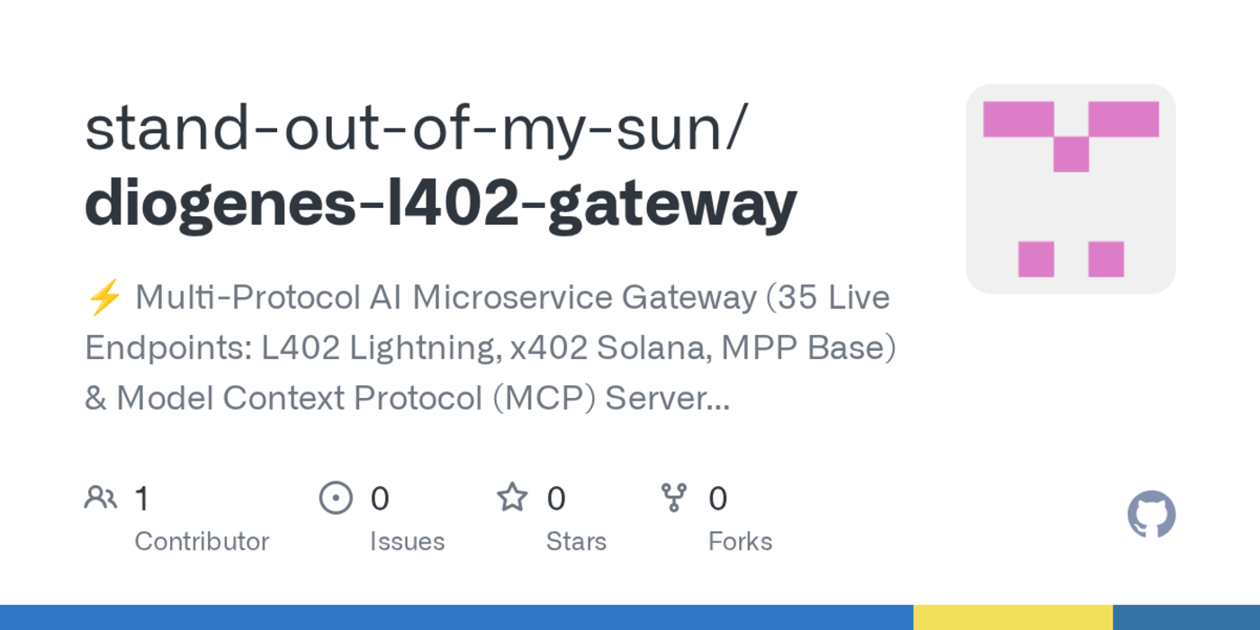 diogenes ai microservices over l402 x402 and mcp pay per call