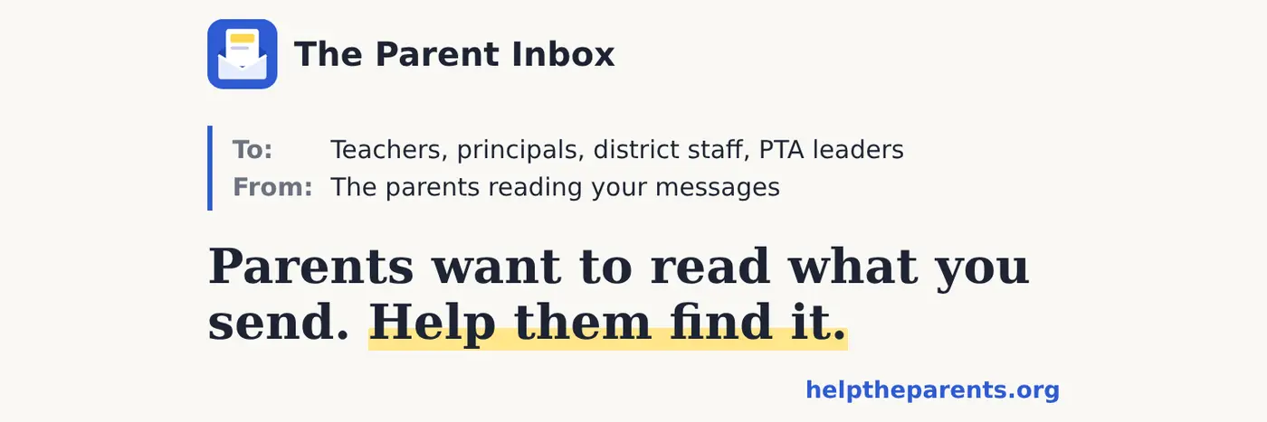 show hn parents inbox communication guide for schools