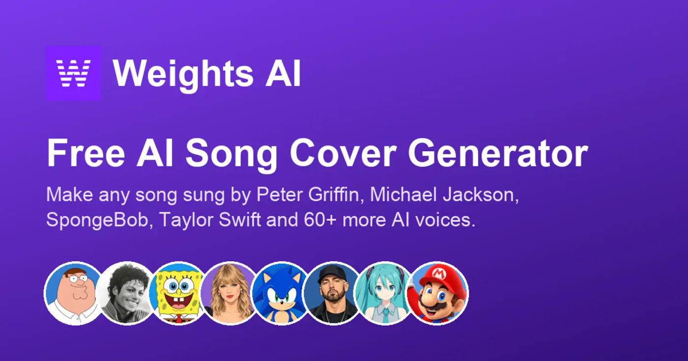 weights ai ai song cover generator