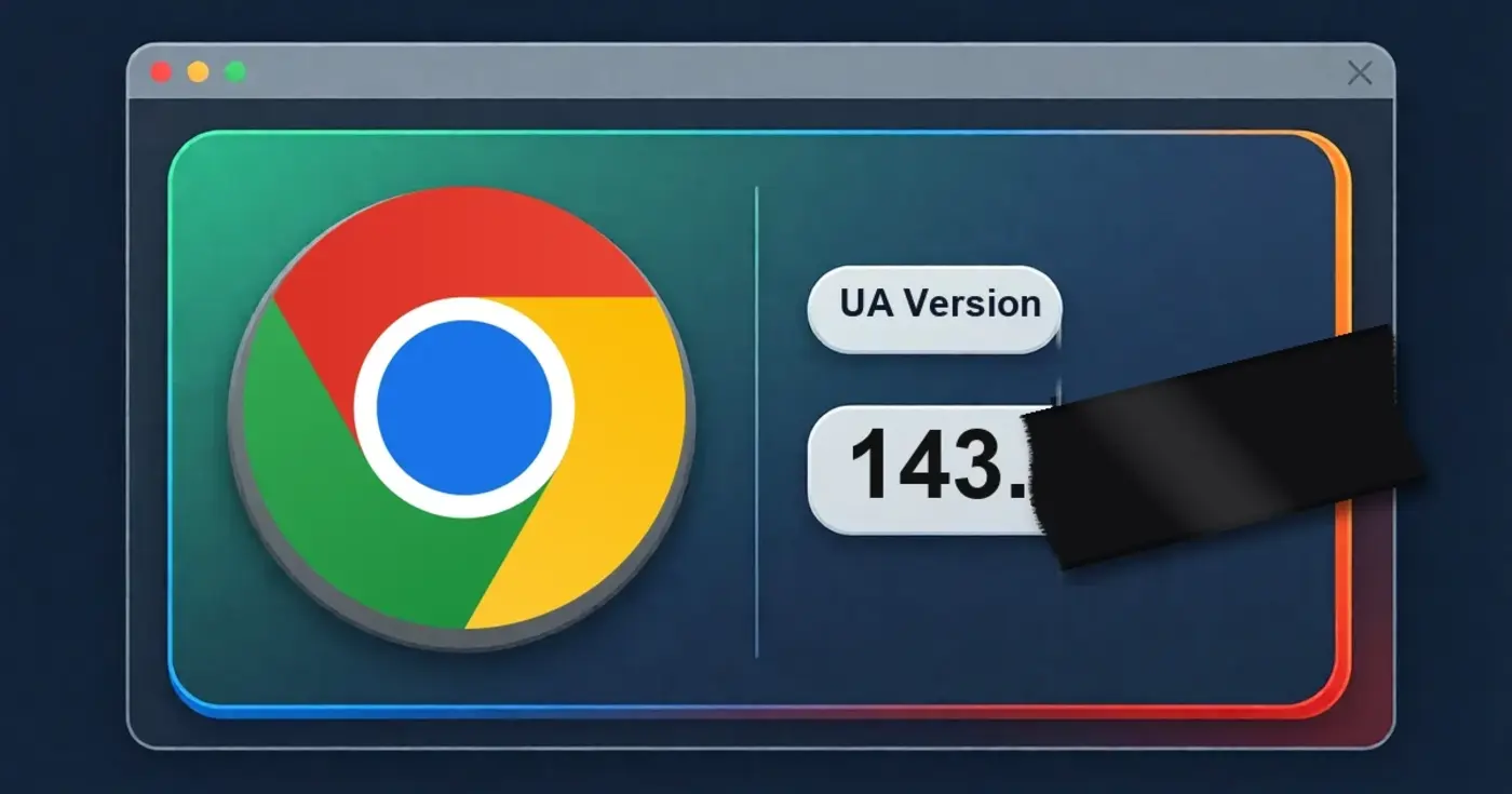 useragent reduction why chrome froze your version number