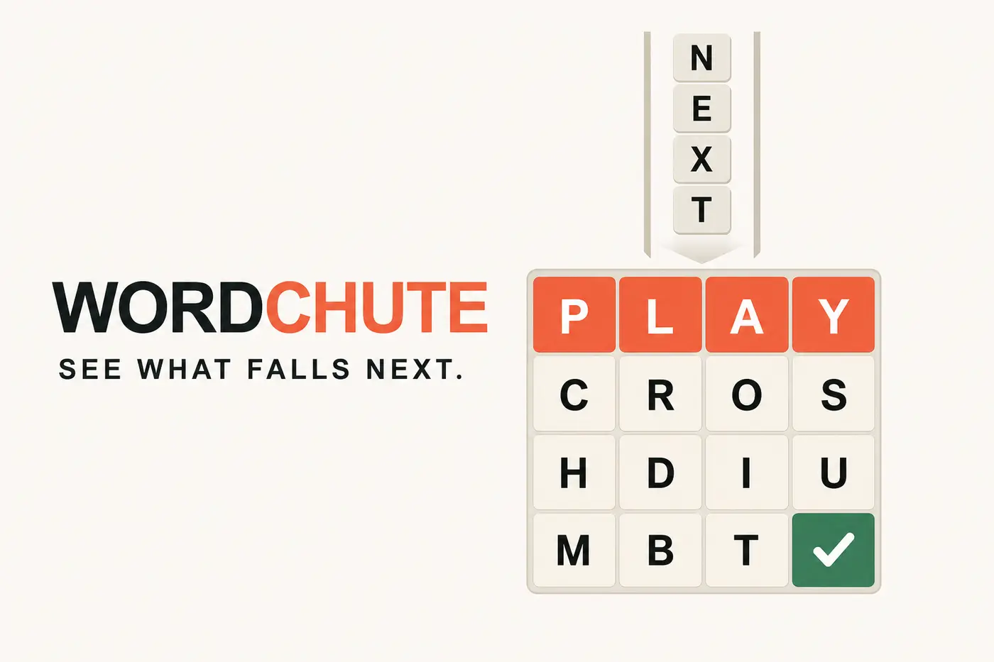 show hn wordchute a word game where every word changes the board