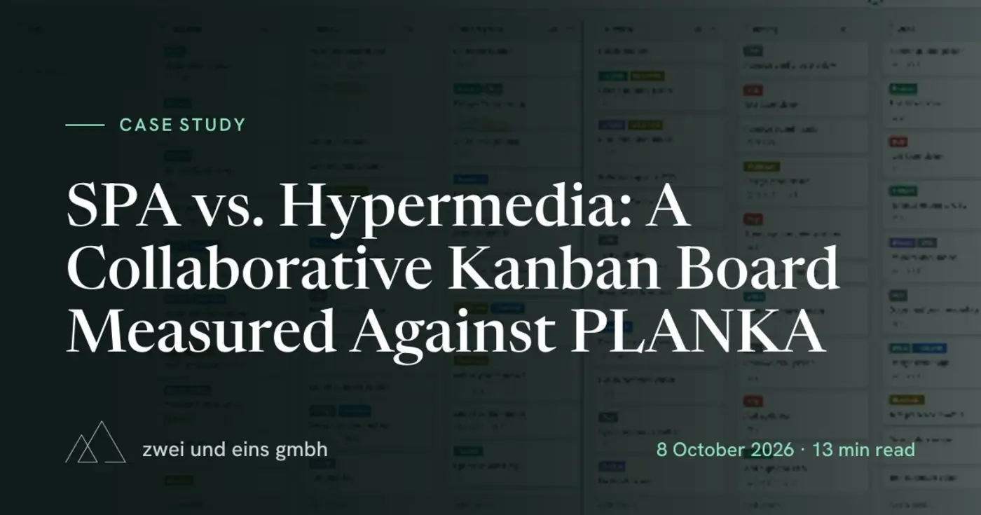spa vs hypermedia a collaborative kanban board measured against planka