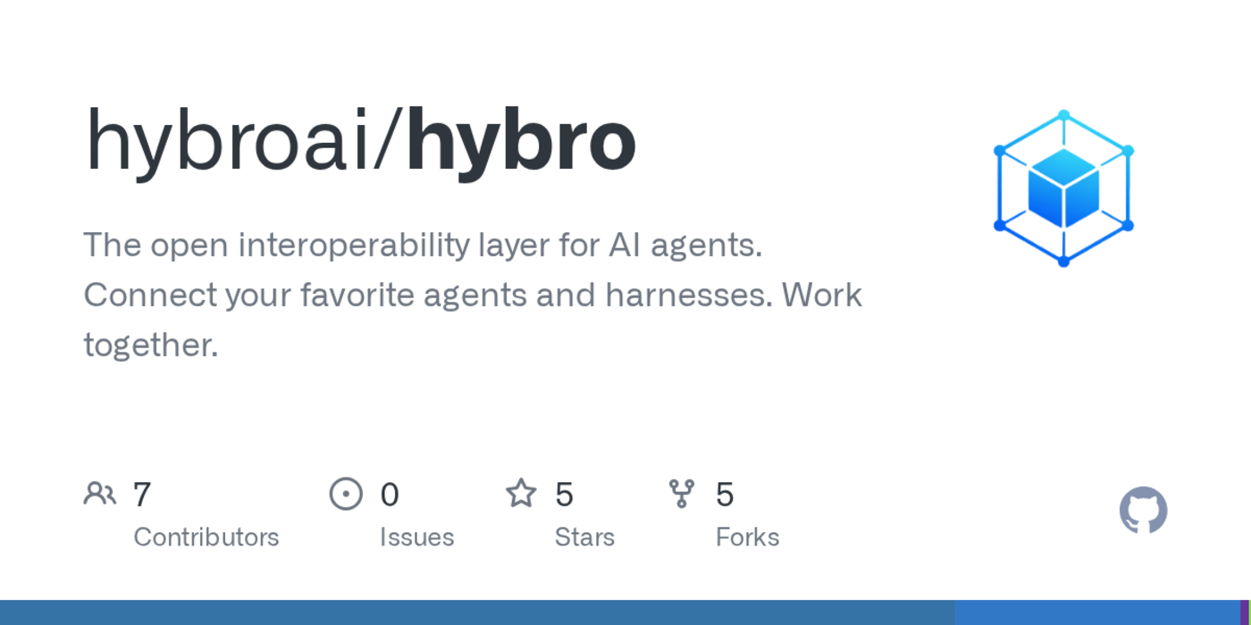 show hn hybro an open interoperability engine for ai agents