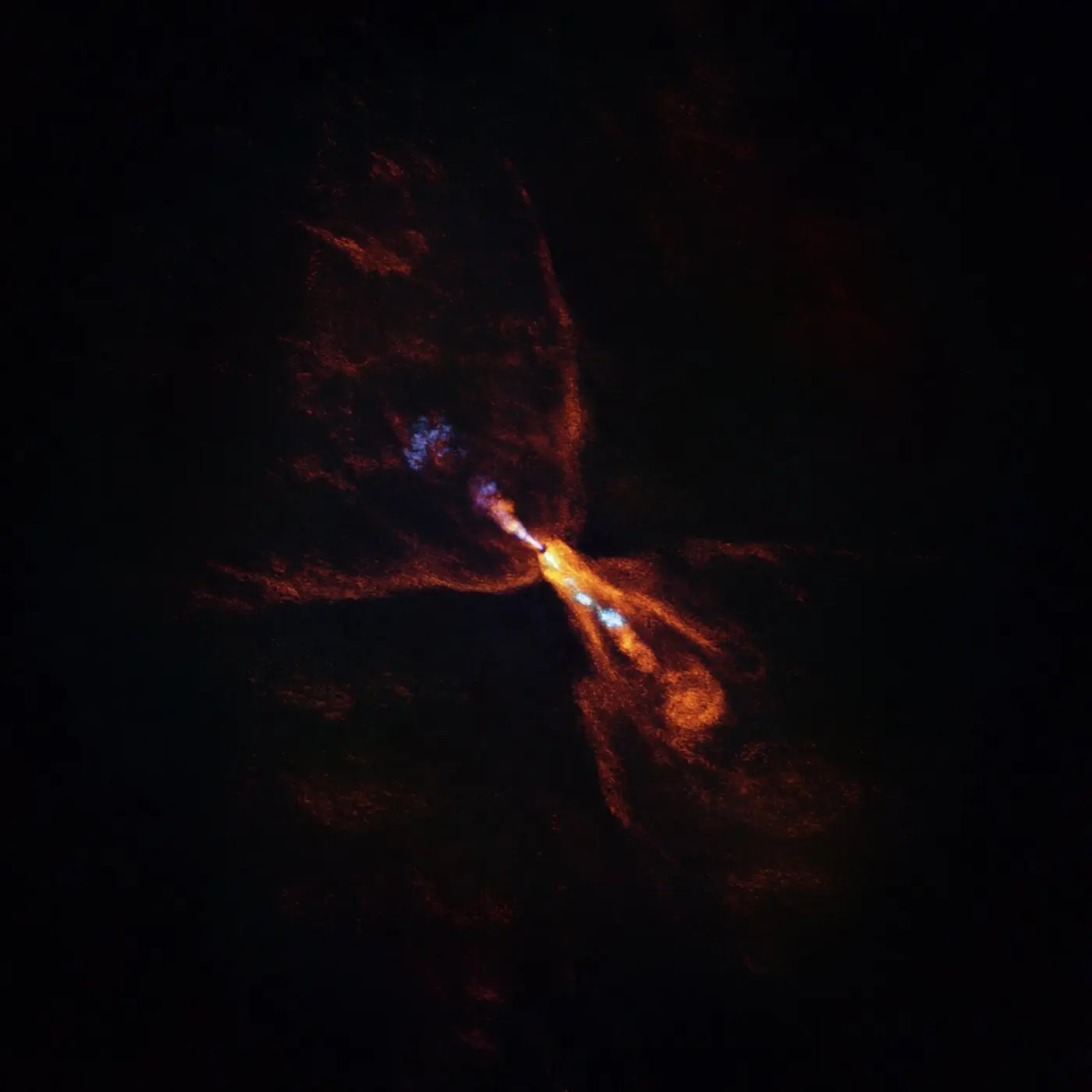 alma image of hops315 a stillforming planetary system