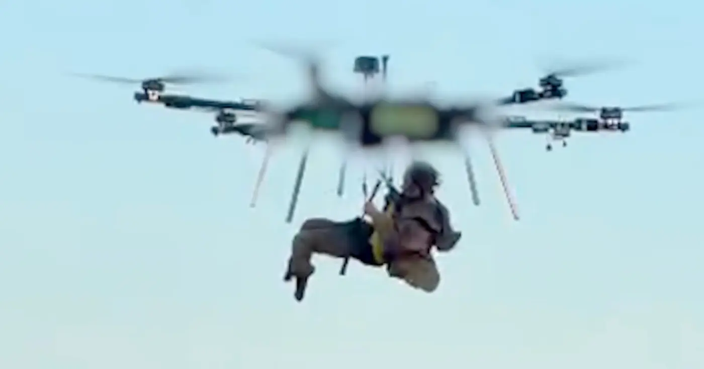 ukraine claims first drone evacuation of wounded soldier