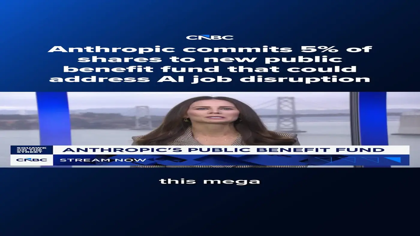 anthropic commits 5 of shares to new public benefit fund