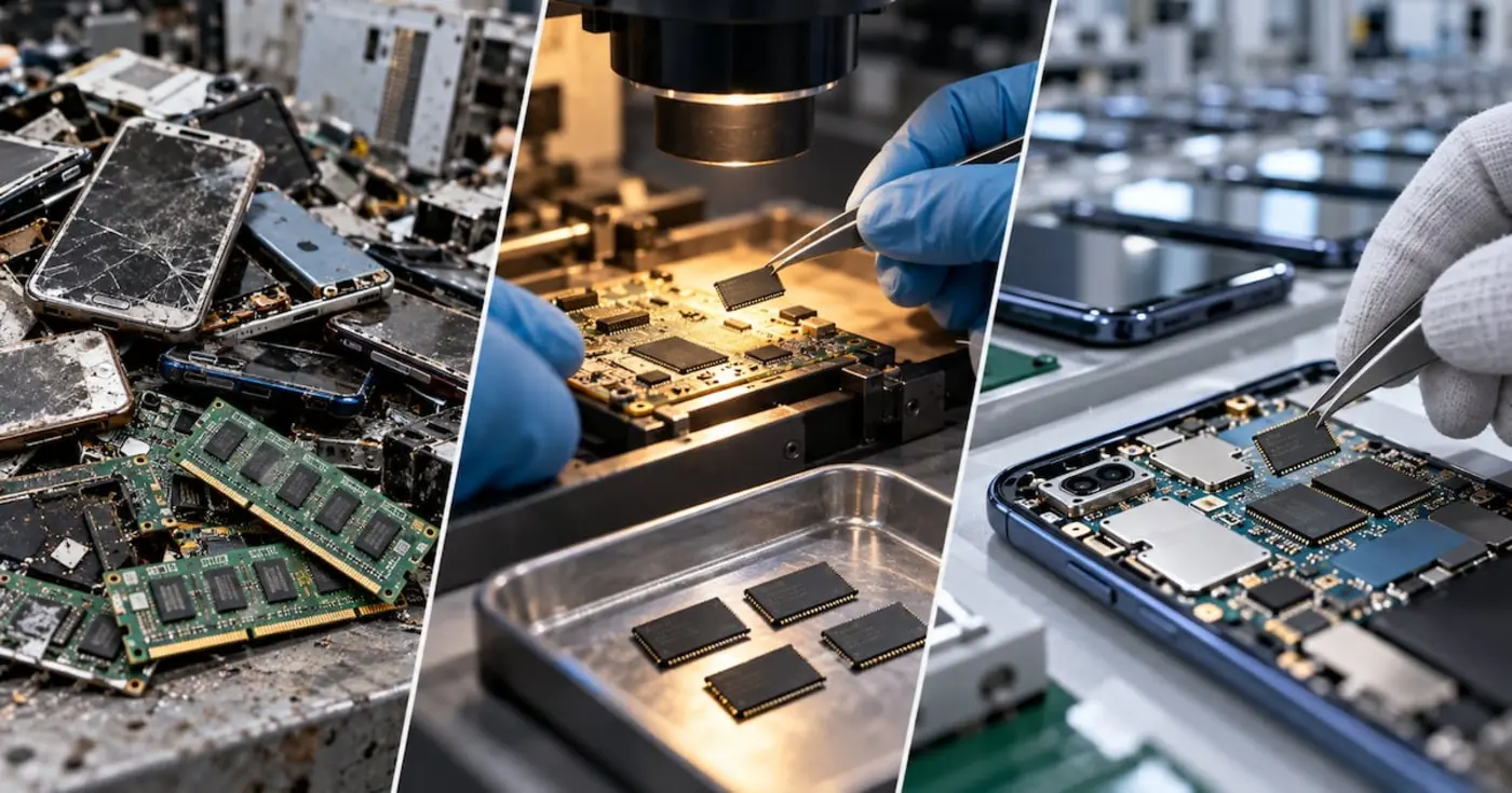 chinax27s smartphone makers turn to recycled dram chips amid memory shortage