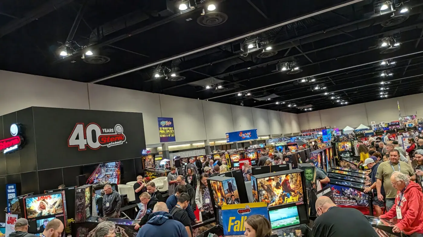 the past present and future share a show floor at pinball expo 2026