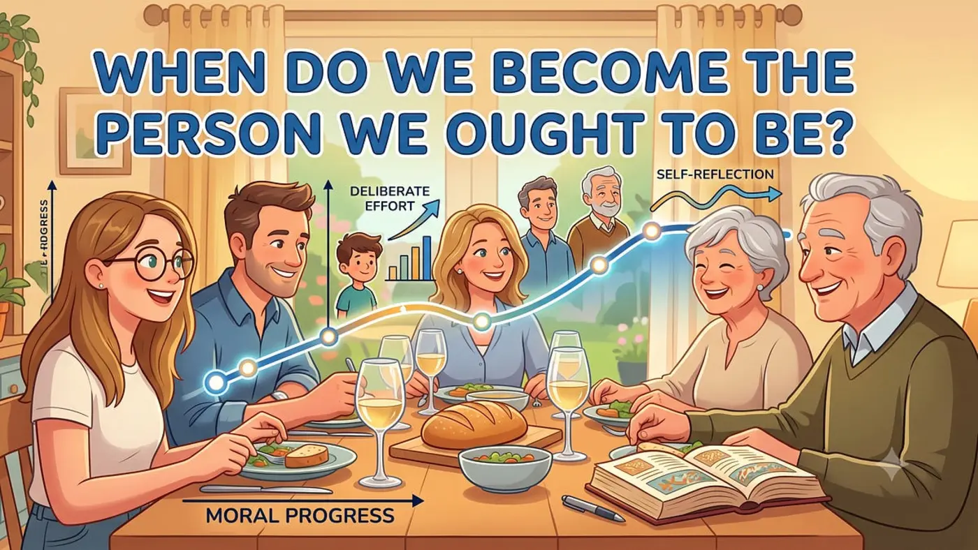 when do we become the person we ought to be