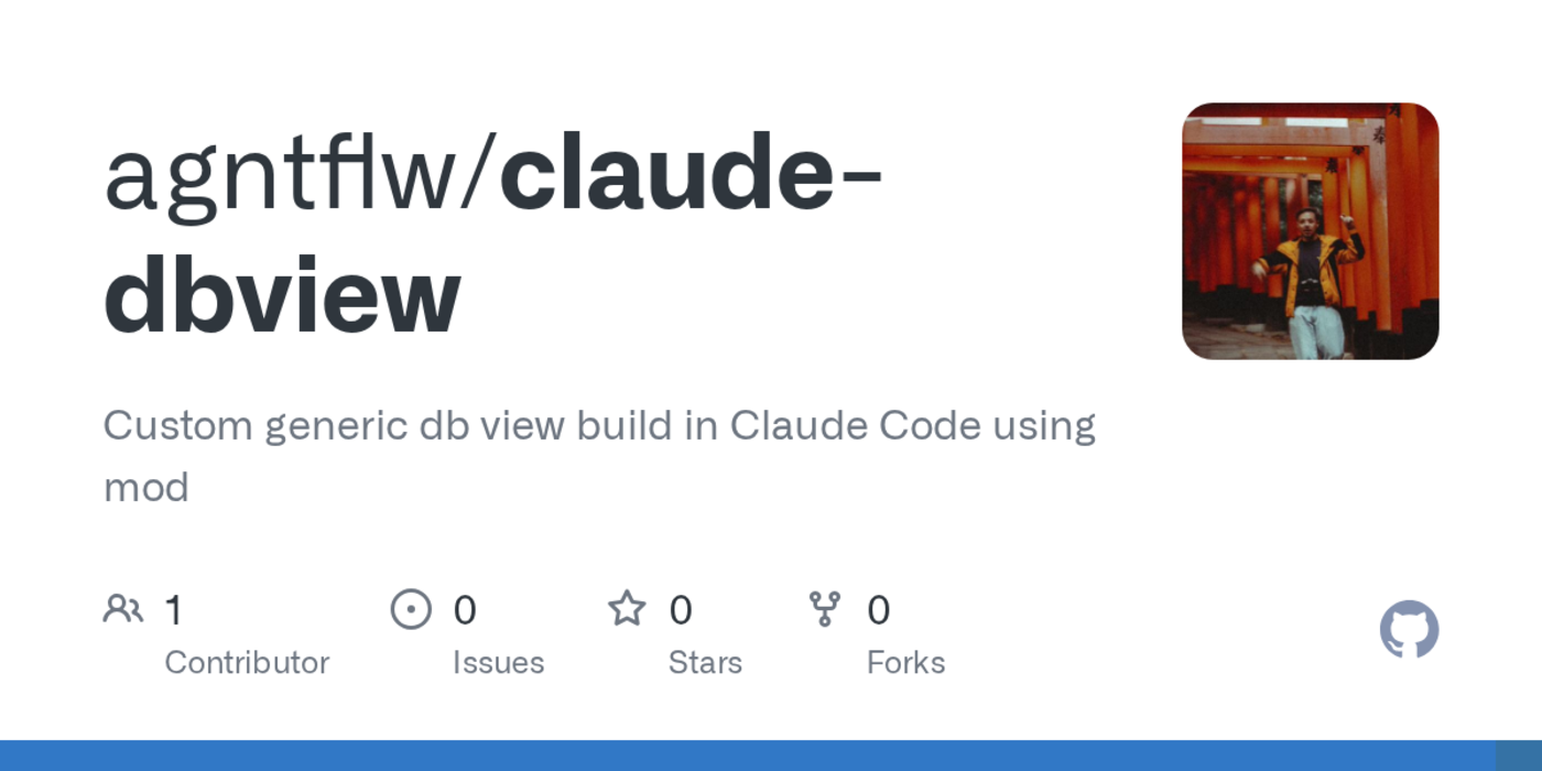 claude mod database view