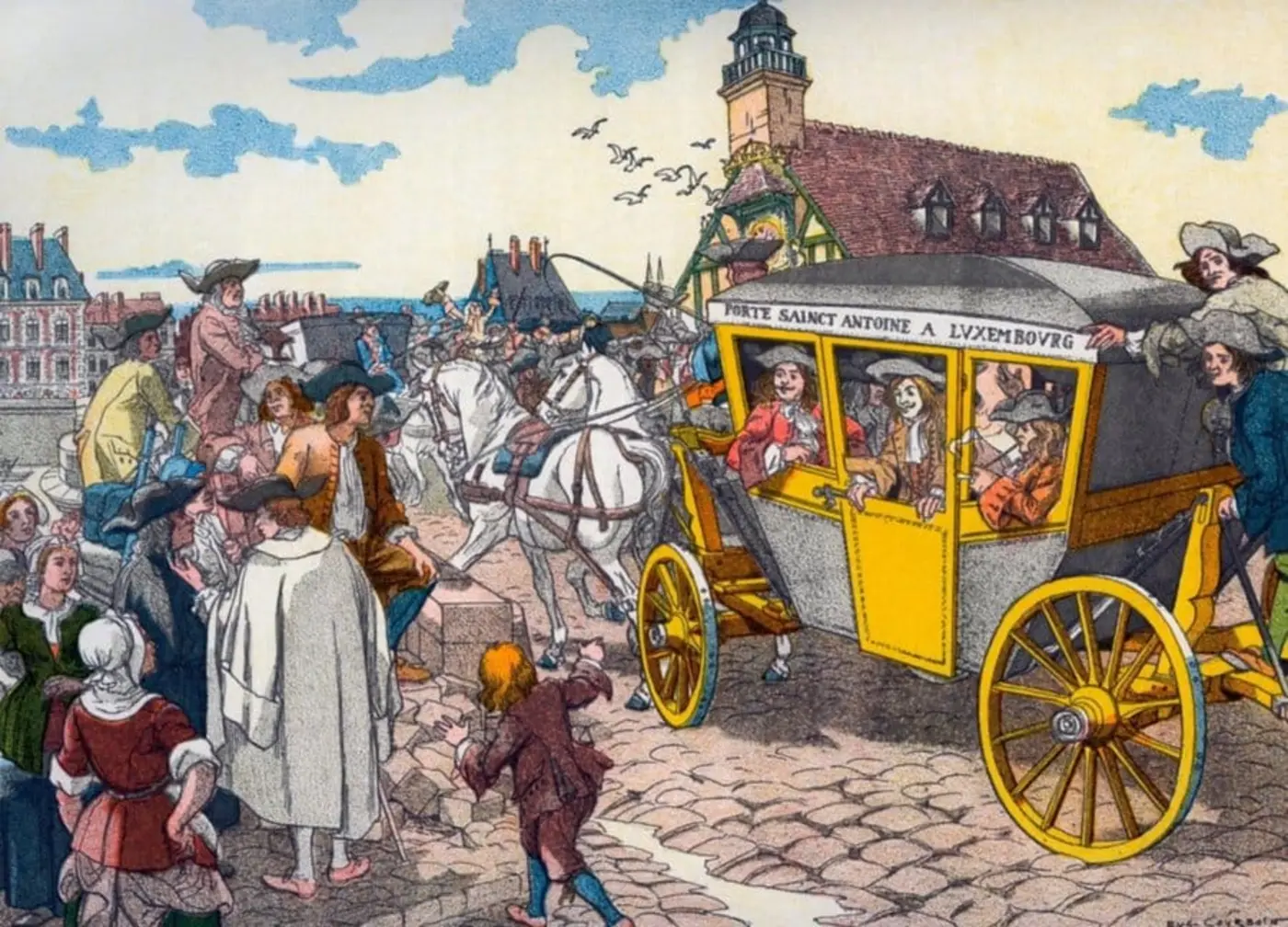 blaise pascal invented fixed route public transport 2024