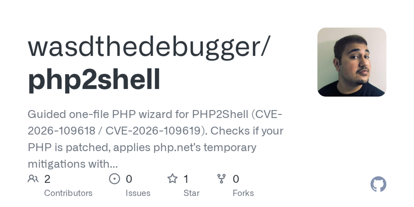 php2shell patch for older versions