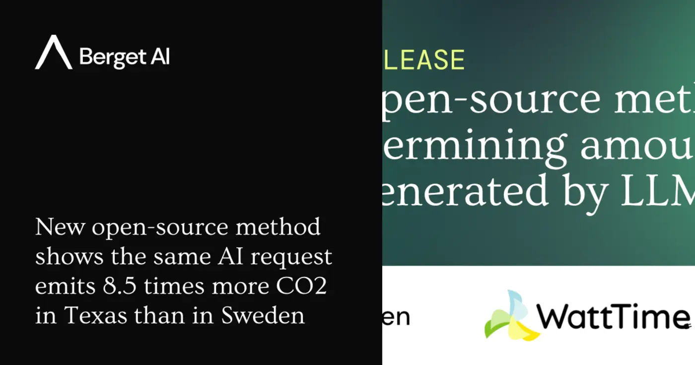 the same ai request emits 85 times more co2 in texas than in sweden