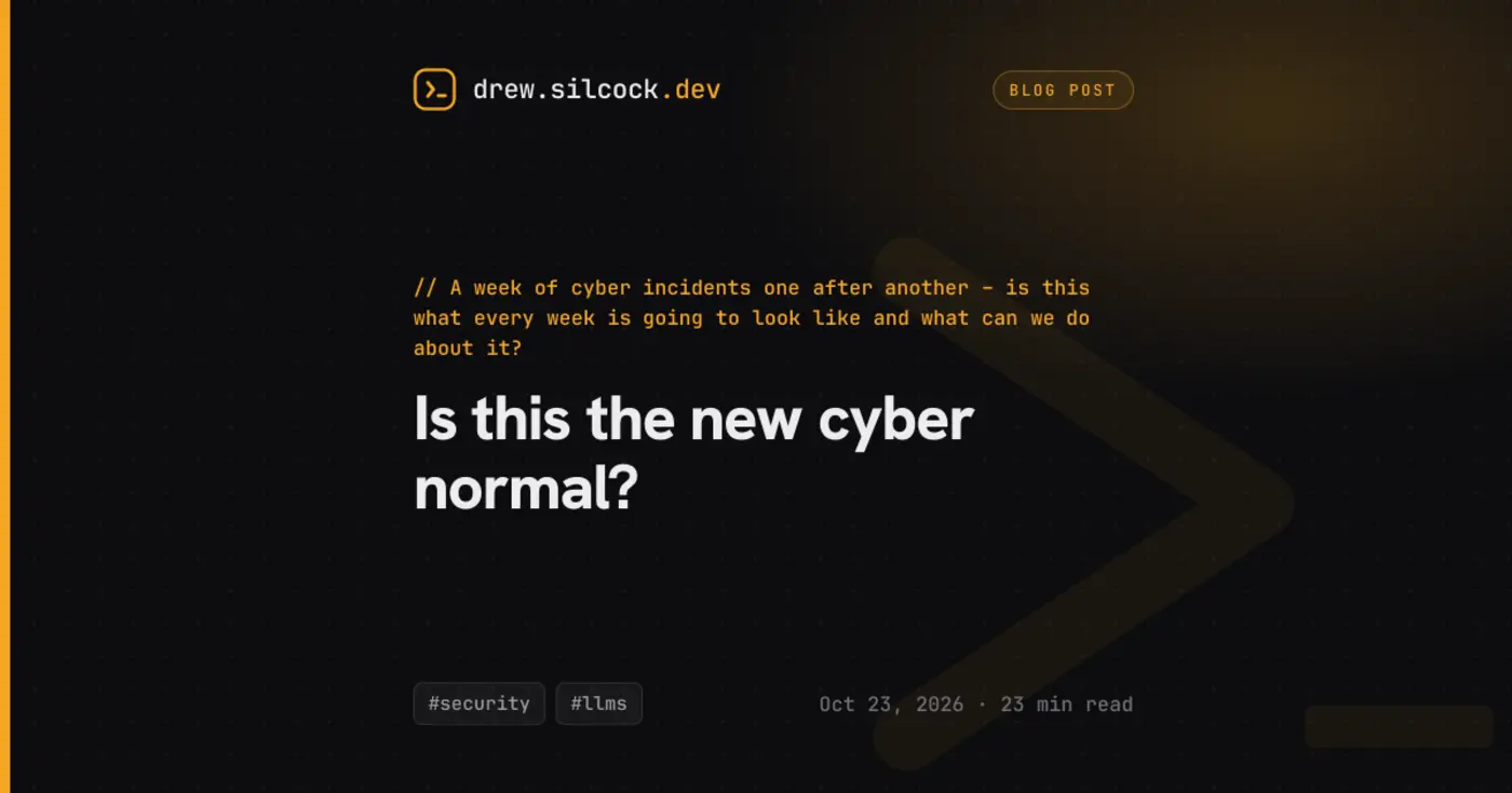 is this the new cyber normal