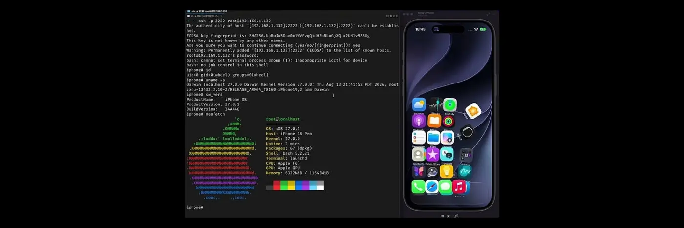 today we hacked what wex27d set out to hack the iphone
