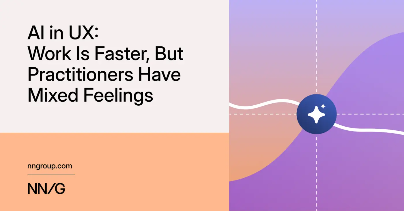 ai in ux work is faster but practitioners have mixed feelings