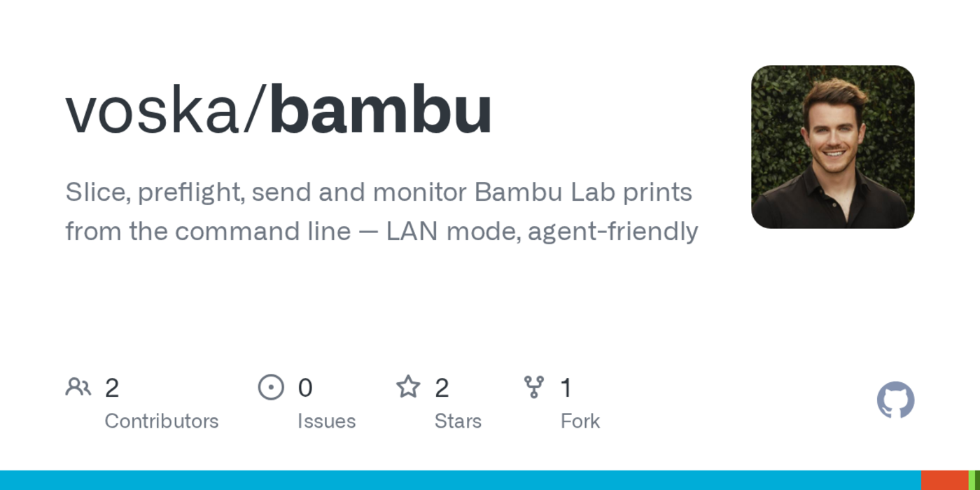 bambu lab cli for slicing and printing 3d models