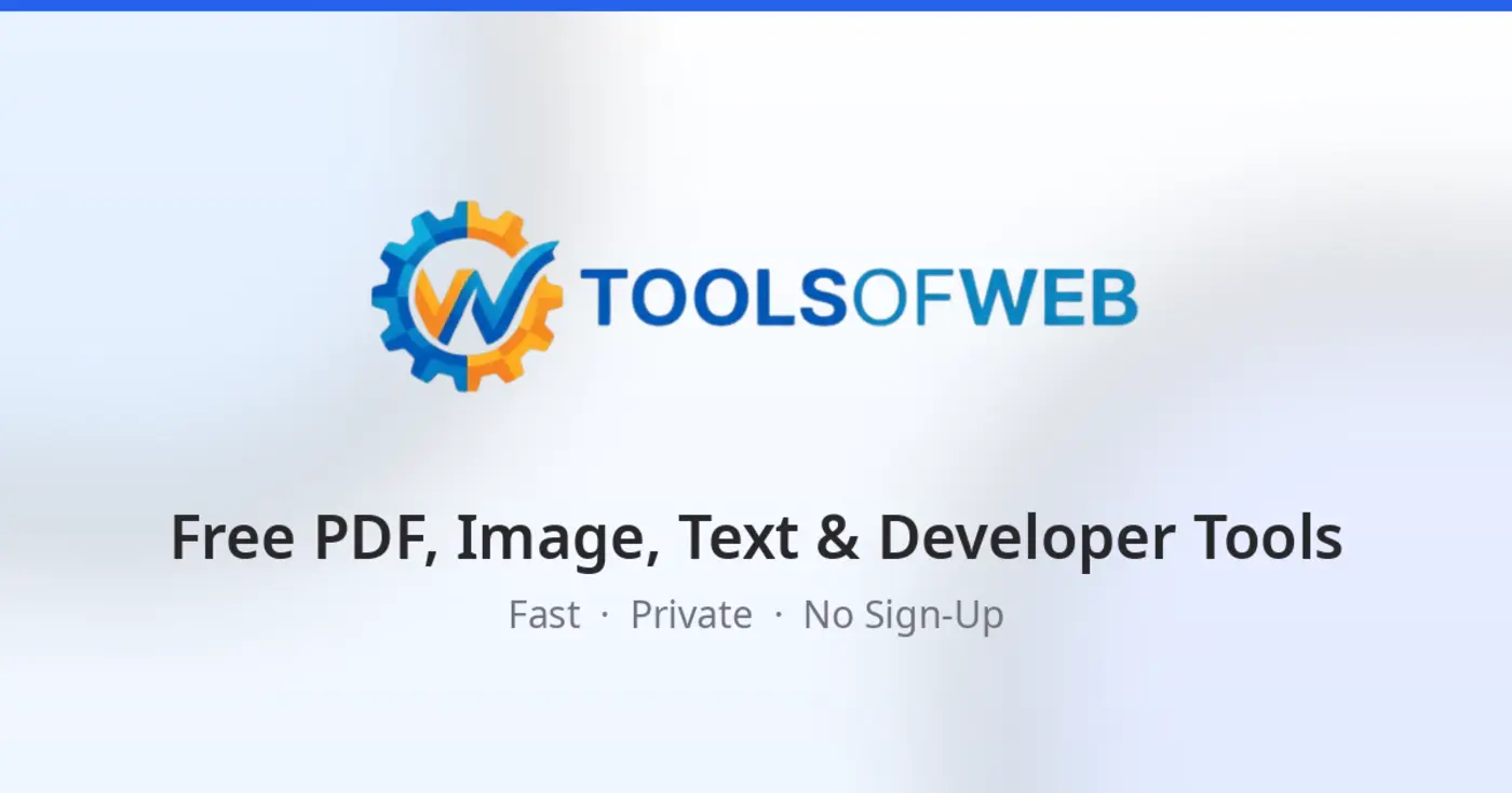 show hn toolsofweb 69 free online tools that run in the browser