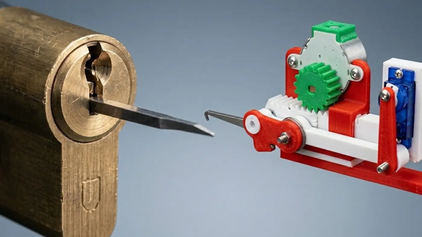 aipowered automatic lockpick machine video