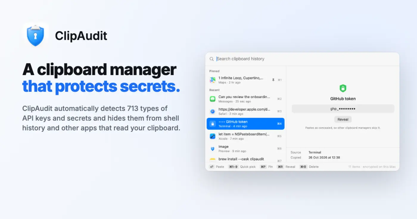 show hn a clipboard manager that protects secrets