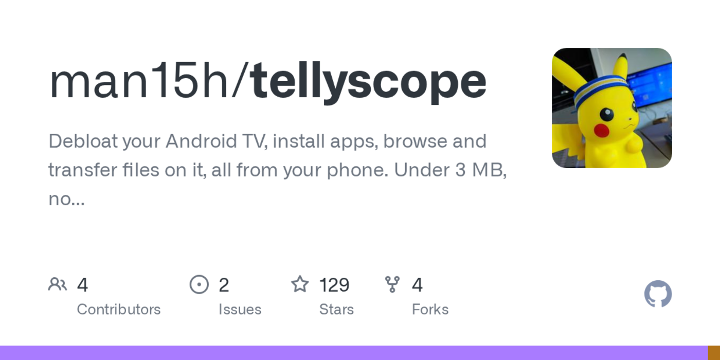 show hn i made an opensource phone app that debloats your google tv over wifi