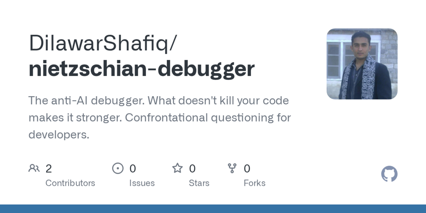 nietzschian debugger