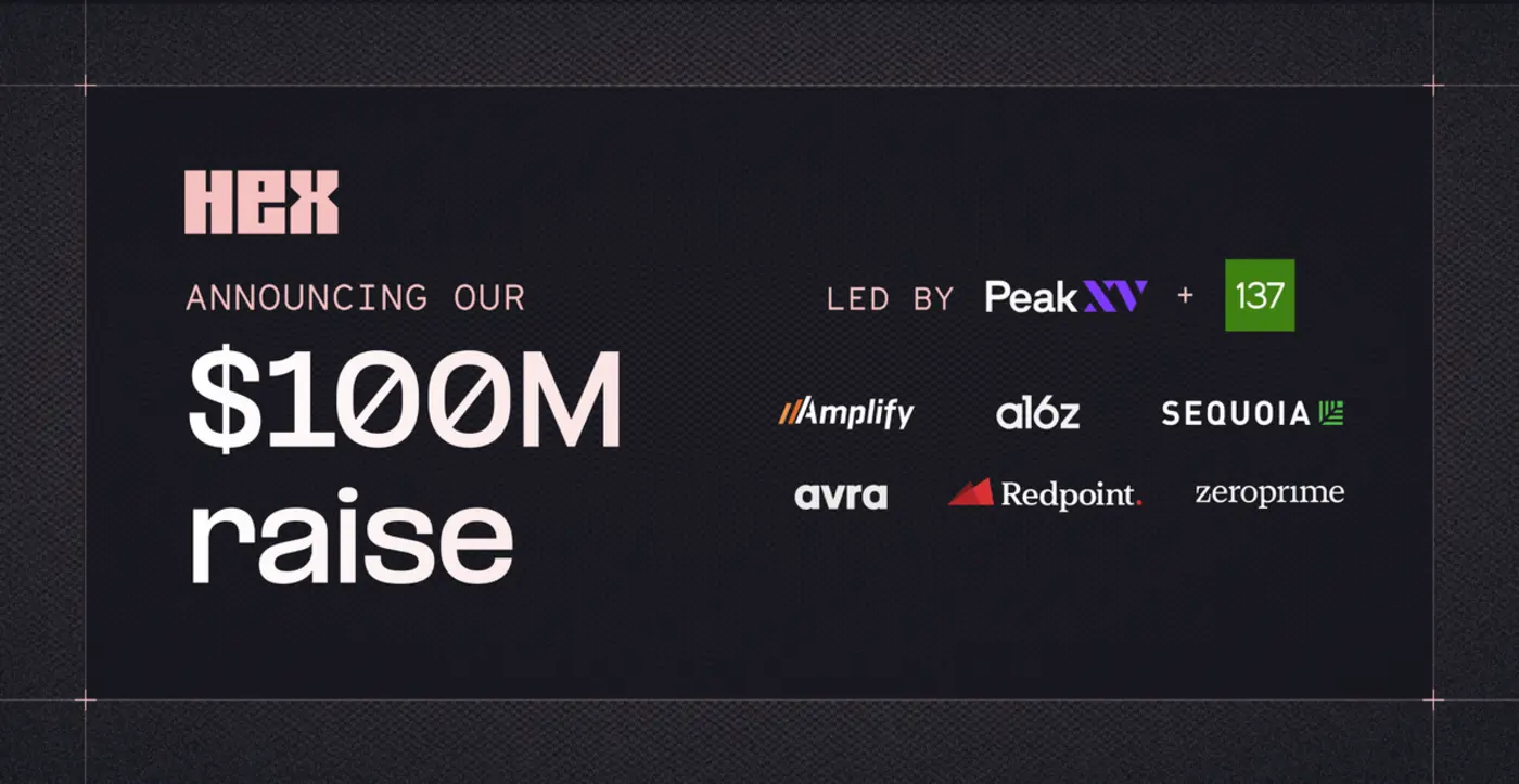 hex raises 100m