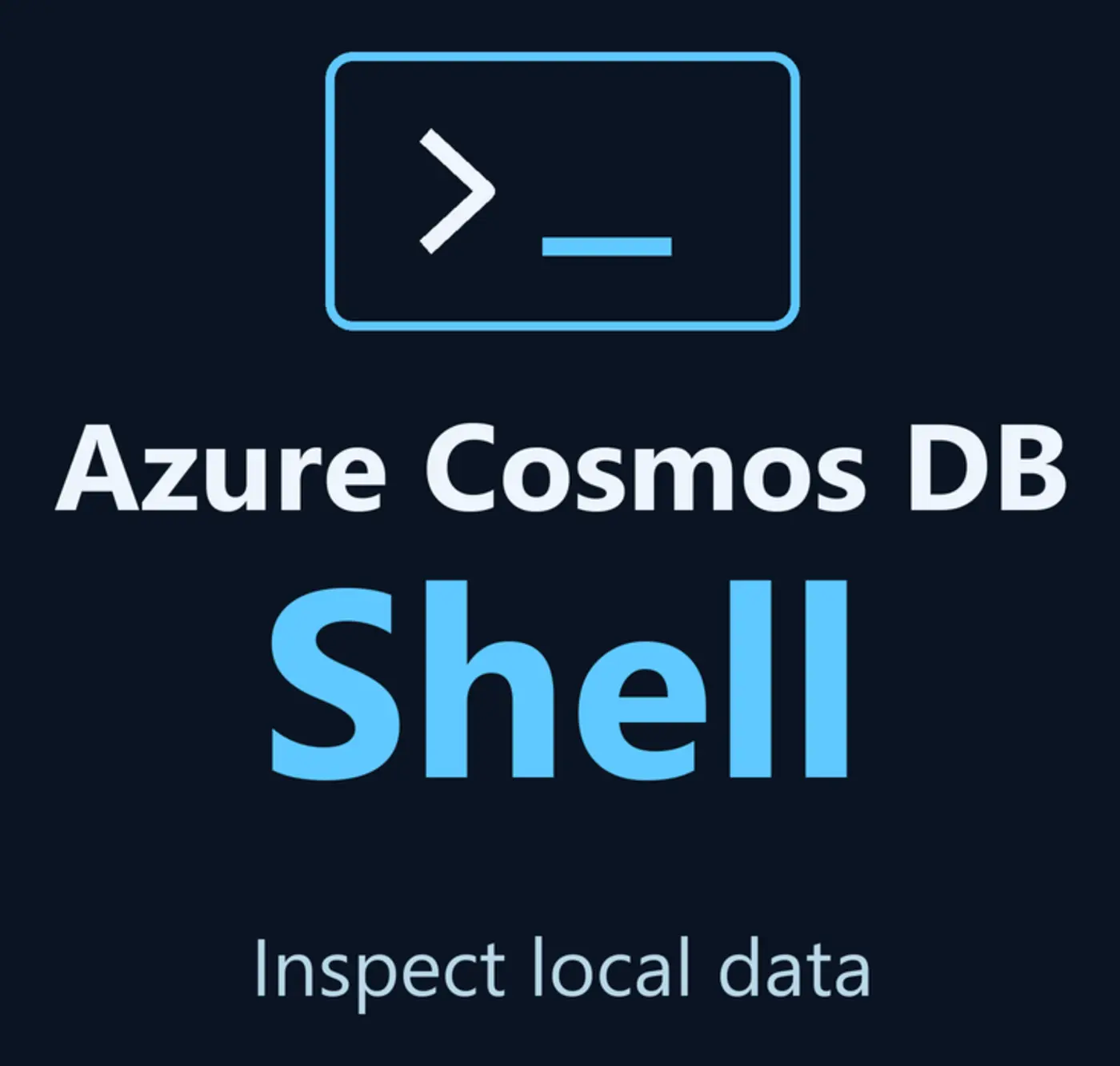 inspecting local data with azure cosmos db shell